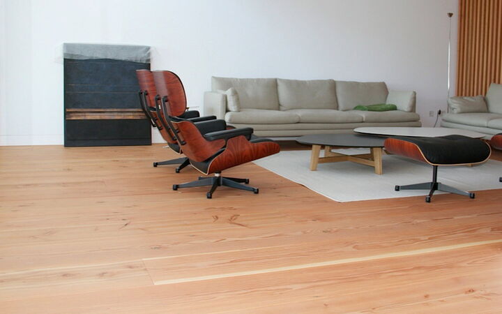 Château by adler - Douglas Fir standard wire brushed natural oiled - 19 x 160-350 x 2000-5000 mm