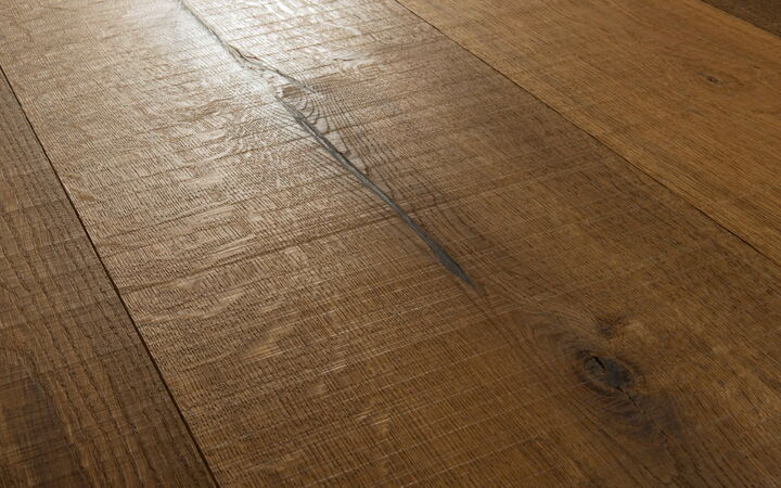 Château by adler - Oak Fumé G30 rustico sawncut natural oiled with special filling- 19 x 180-350 x 1800-5000 mm