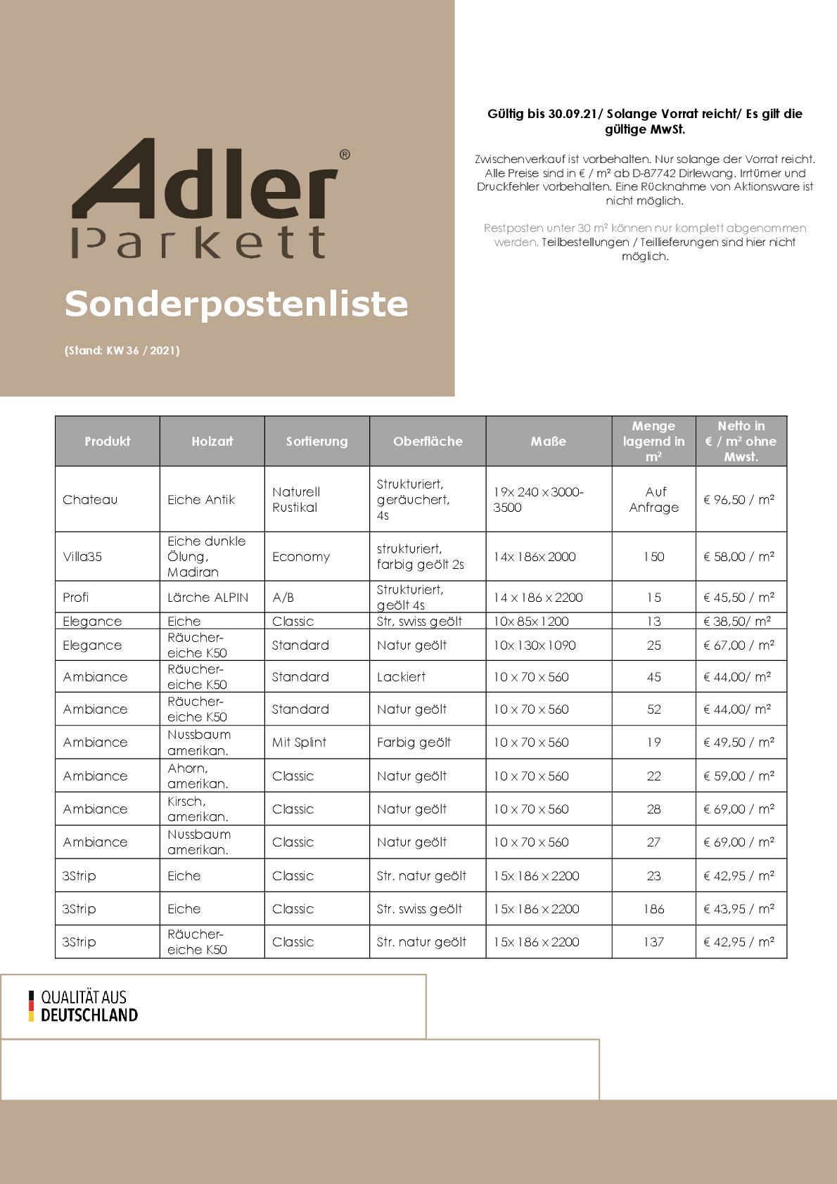 Sonderposten