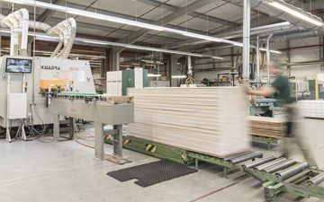 Arbeitsvorbereitung vor dem Doppelendprofiler