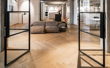 View into the lounge area