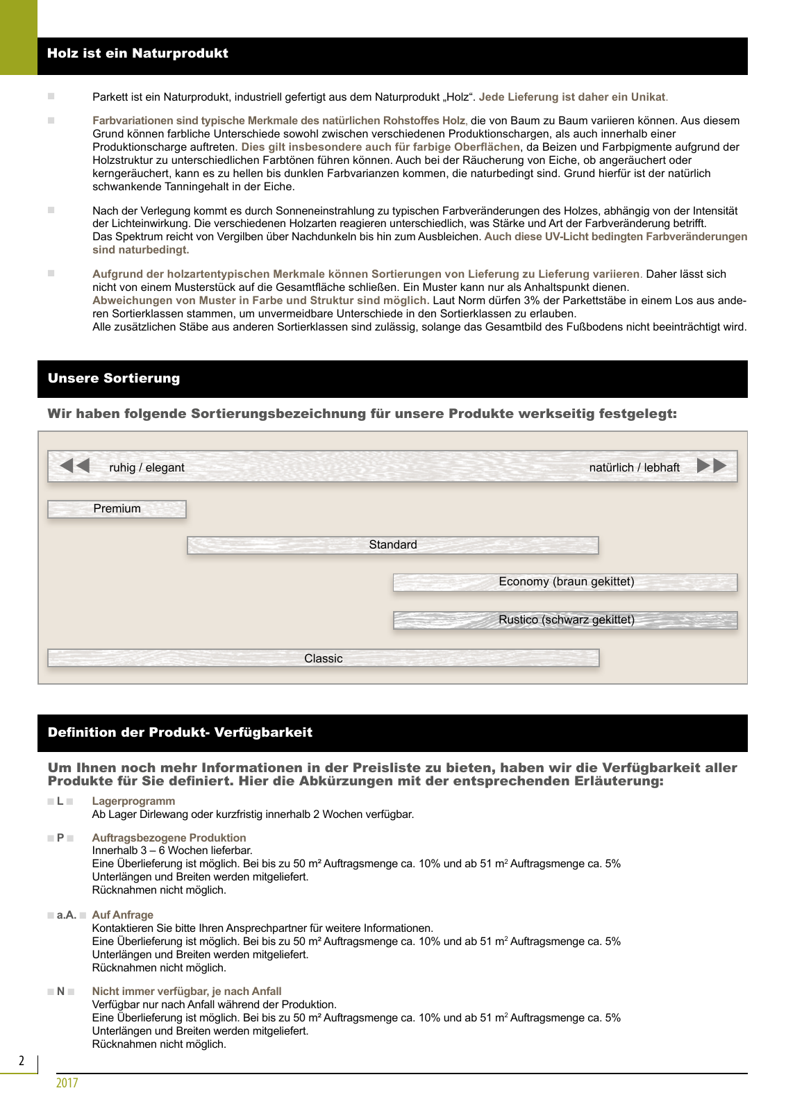 Vorschau Adler Parkett Preisliste 2017-1 Seite 4